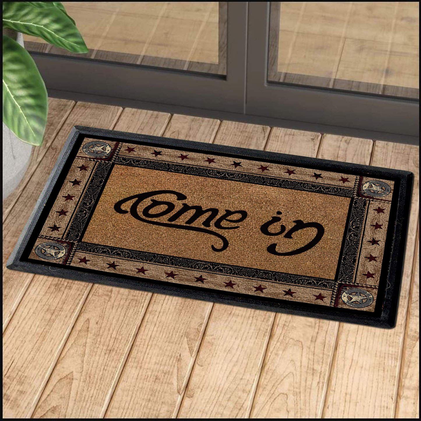 Funny Door Mat Come In Go Away