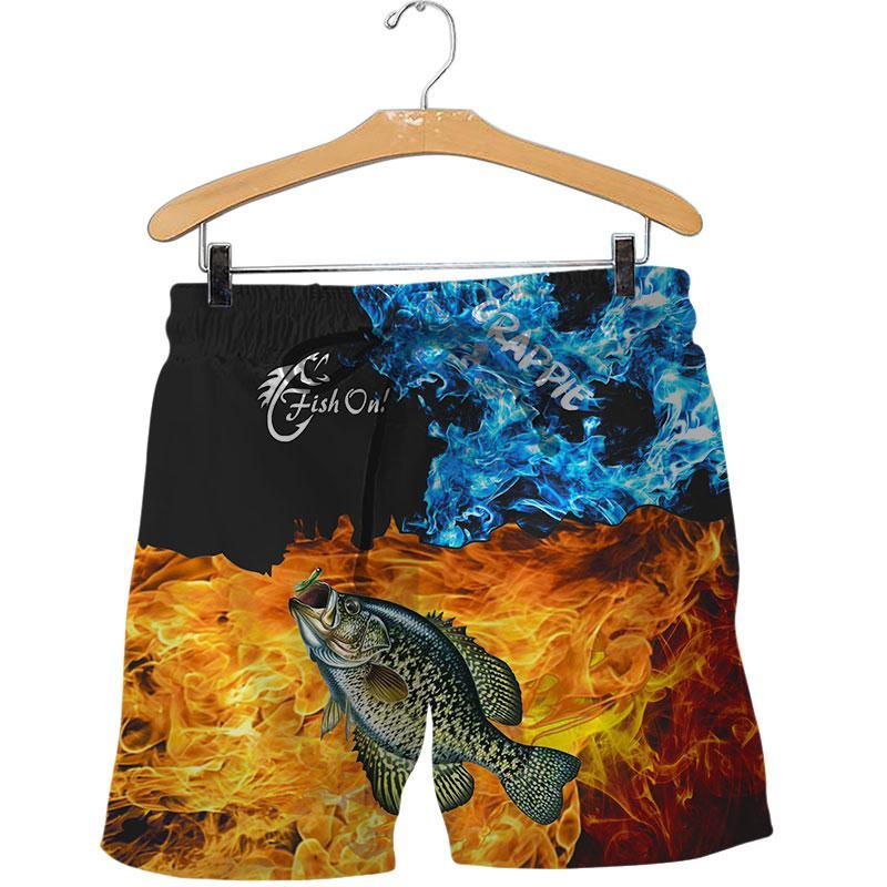Fish reaper - Crappie on fire all over printed shirts for men and women HC5507 - Amaze Style™-Apparel