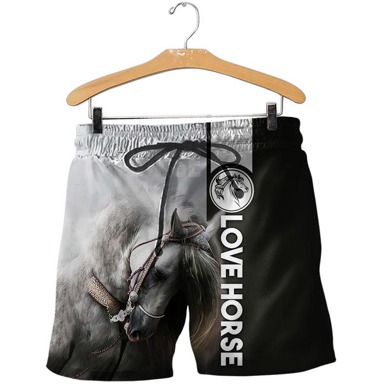 Love Horse 3D All Over Printed Shirts For Men And Women TN