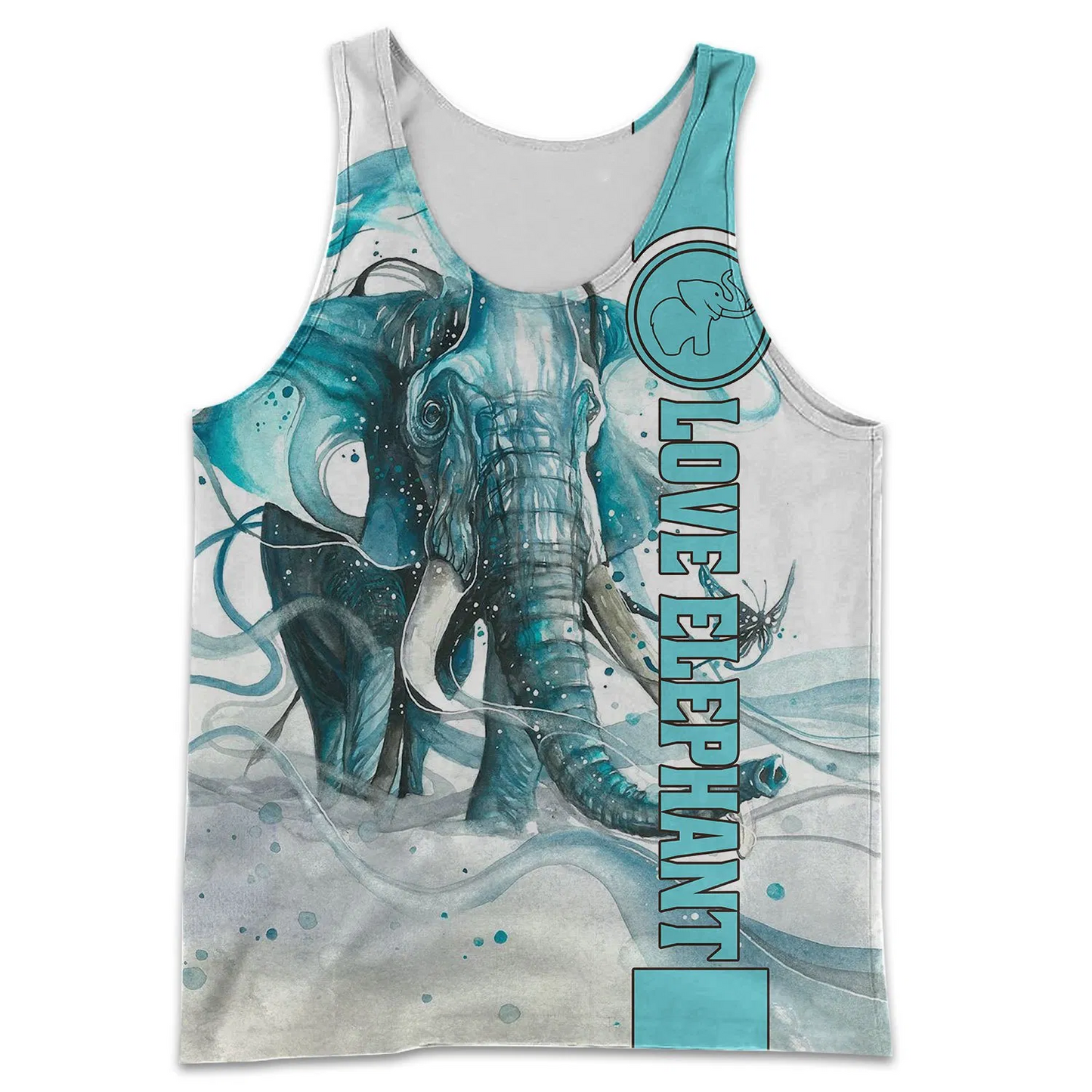 LOVE ELEPHANT 3D ALL OVER PRINTED SHIRTS PL09032004 - Amaze Style™-Apparel