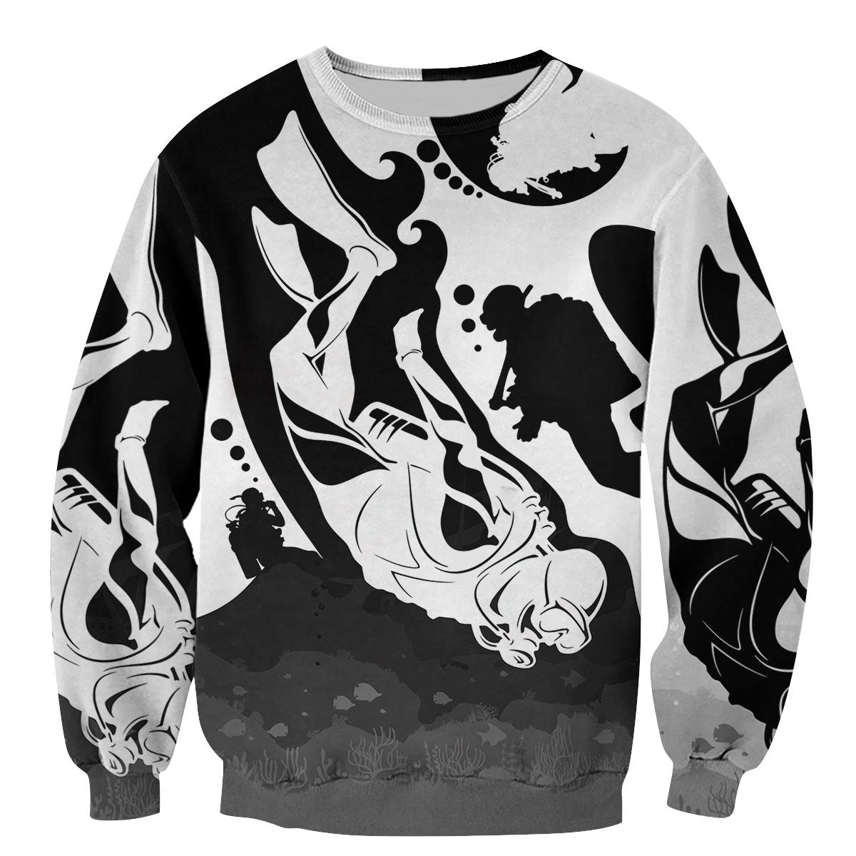 SCUBA DIVING 3D ALL OVER PRINTED SHIRTS - Amaze Style™-ALL OVER PRINT HOODIES