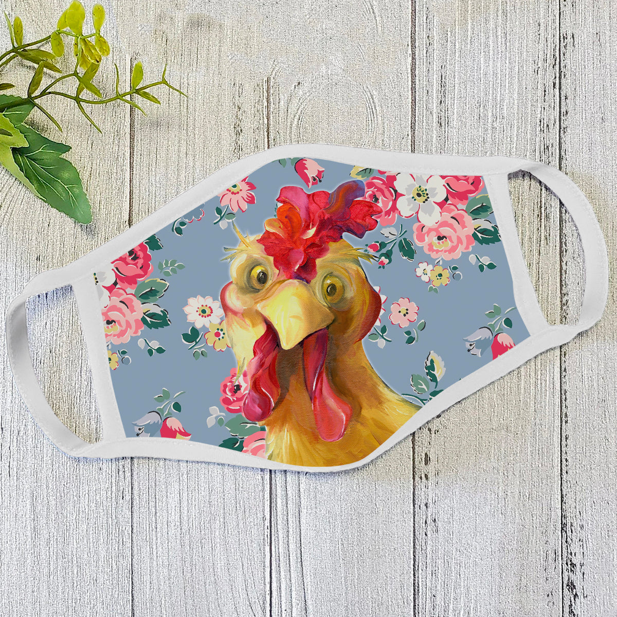 Chicken Face Mask White ML