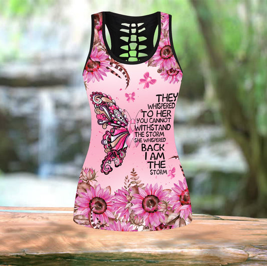 Breast Cancer Awareness Combo Legging And Tank Top