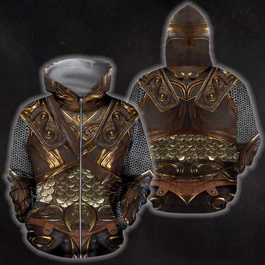 3D All Over Printed Breastplate 4 Hoodie - Amaze Style™-Apparel