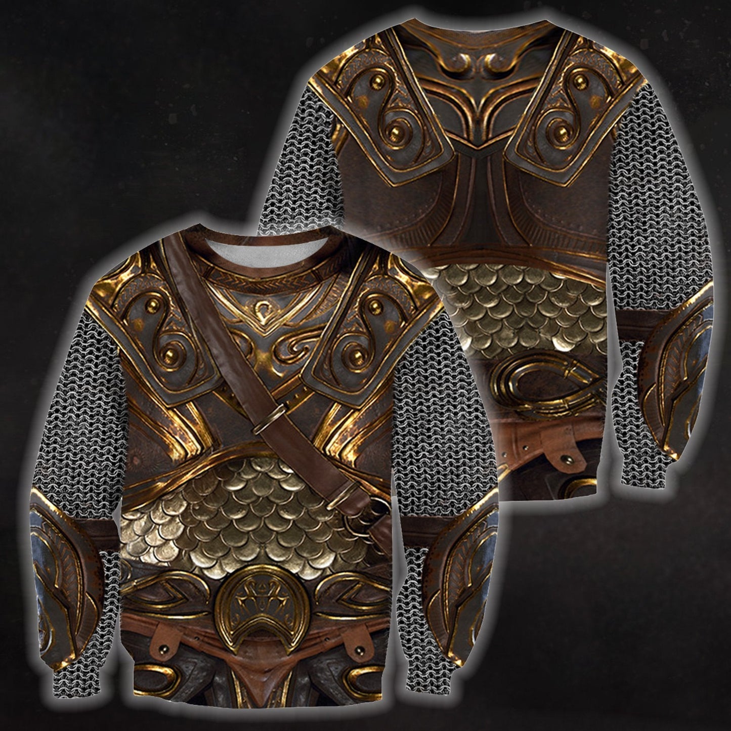 3D All Over Printed Breastplate 4 Hoodie - Amaze Style™-Apparel