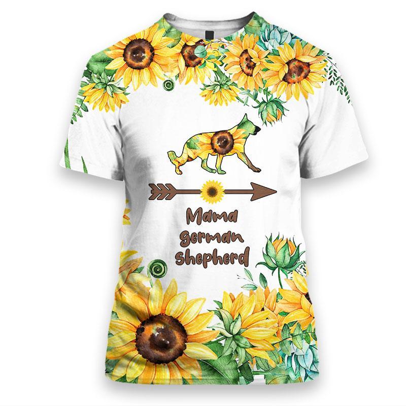 German Shepherd Mama - Mother's Day Gift 3D Unisex Shirt