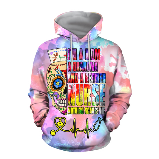 All Over Printed Retired Nurse Grandma HAC050902-MEI