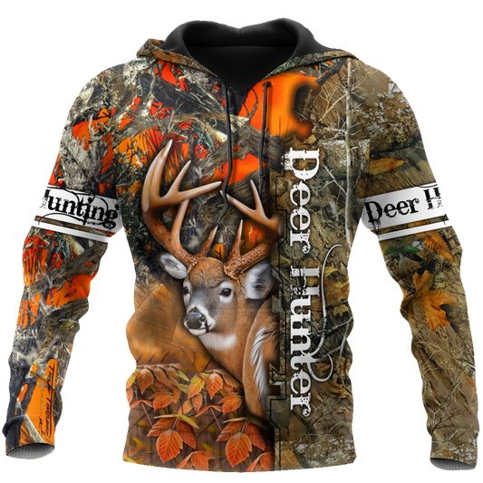 Deer Hunter Orange Camo Unisex Shirts
