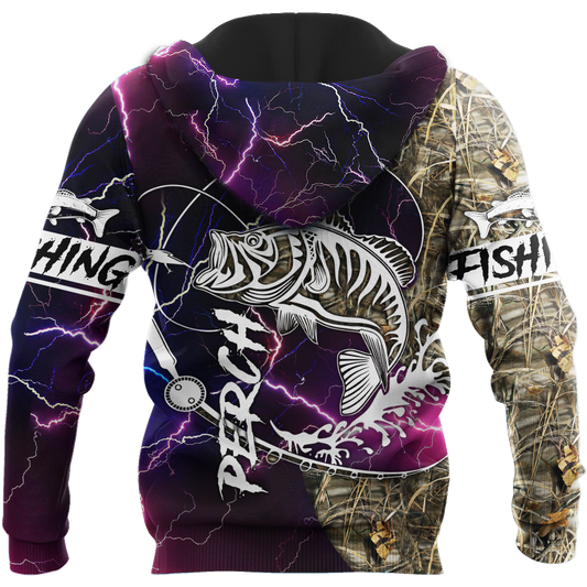 Perch Fishing huk up all Printing Shirts for men and women Trippy TR021203 - Amaze Style™-Apparel
