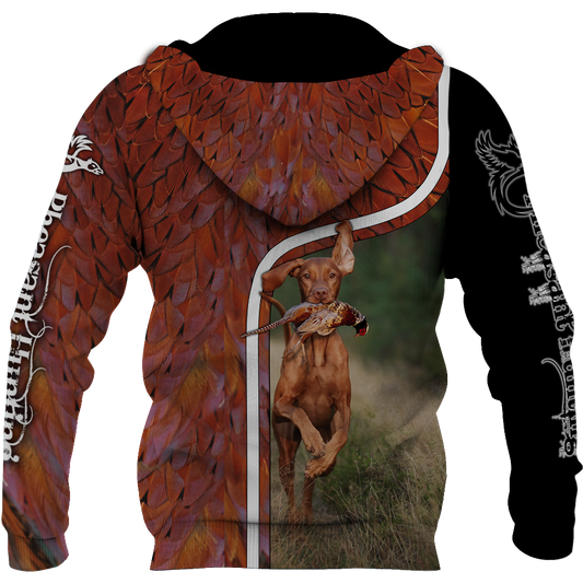Pheasant Vizsla Hunting 3D All Over Printed Shirts For Men And Women JJ110202 - Amaze Style™-Apparel