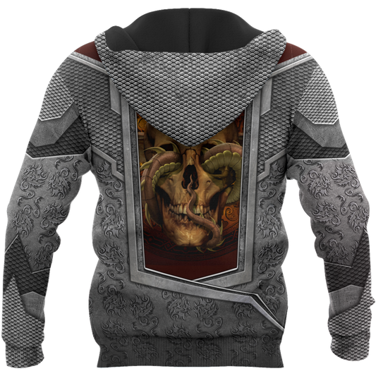 3D Tattoo and Dungeon Dragon Hoodie HAC020113-Apparel-NM-Hoodie-S-Vibe Cosy™