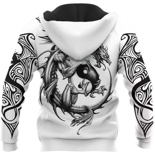 Tattoo and Dungeon Dragon Hoodie T Shirt For Men and Women HAC250504-NM-Apparel-NM-Hoodie-S-Vibe Cosy™