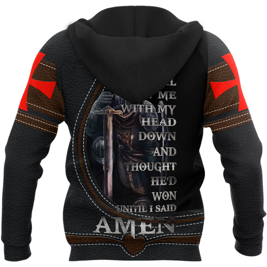 Knights Templar Sons Of God 3D all over printed for men and women PL08092004