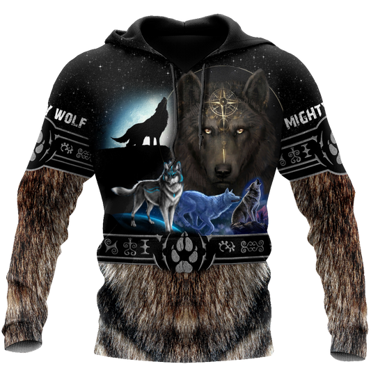 Premium 3D Printed Viking Mighty Wolf Shirts MEI