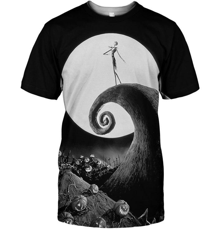3D AOP Jack Skellington-Apparel-6teenth World-T-Shirt-S-Vibe Cosy™