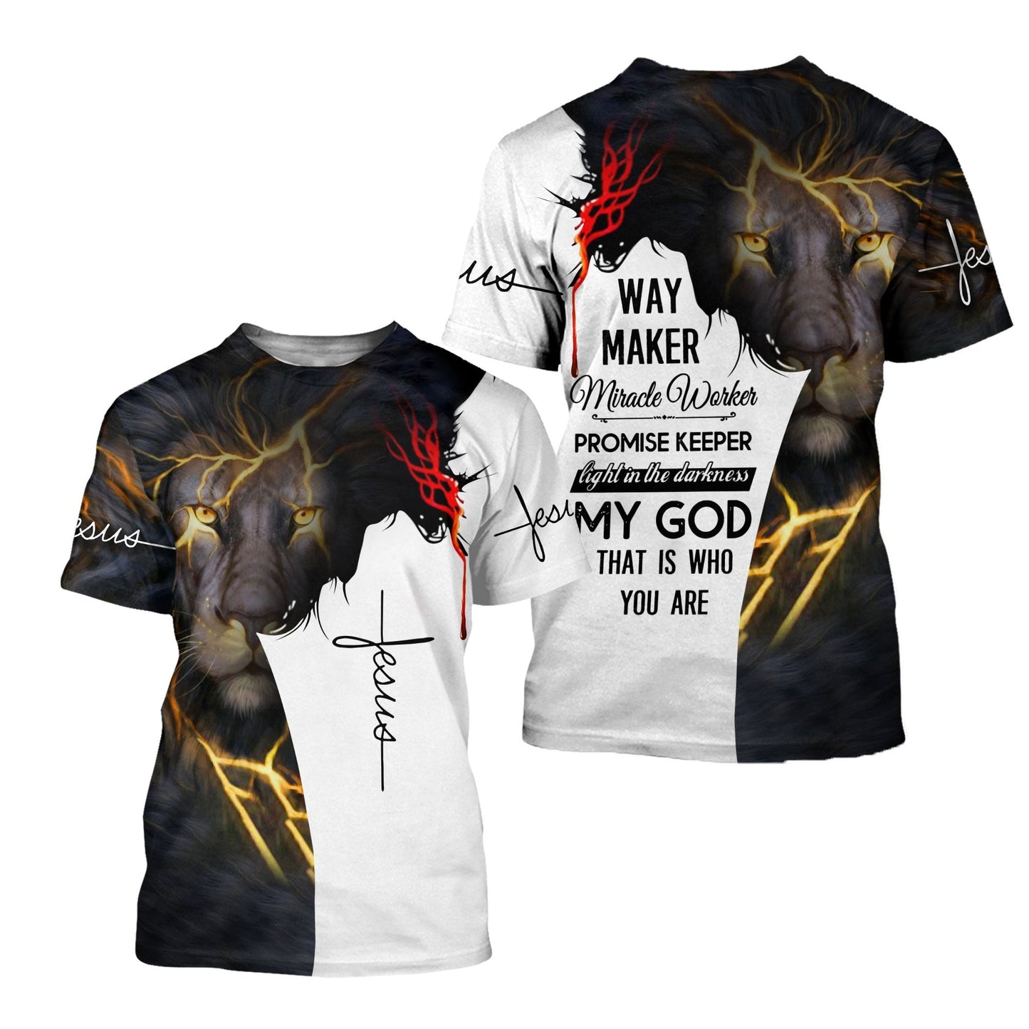 Premium Christian Jesus 3D All Over Printed Unisex Shirts - Amaze Style™-Apparel