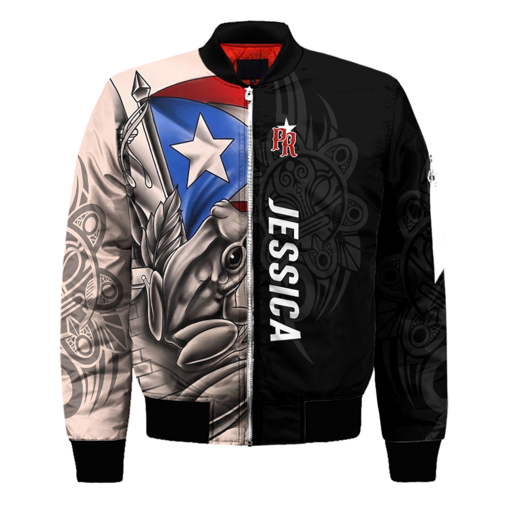 Common Coquí Puerto Rico Bomber Jacket For Men And Women MH23022104
