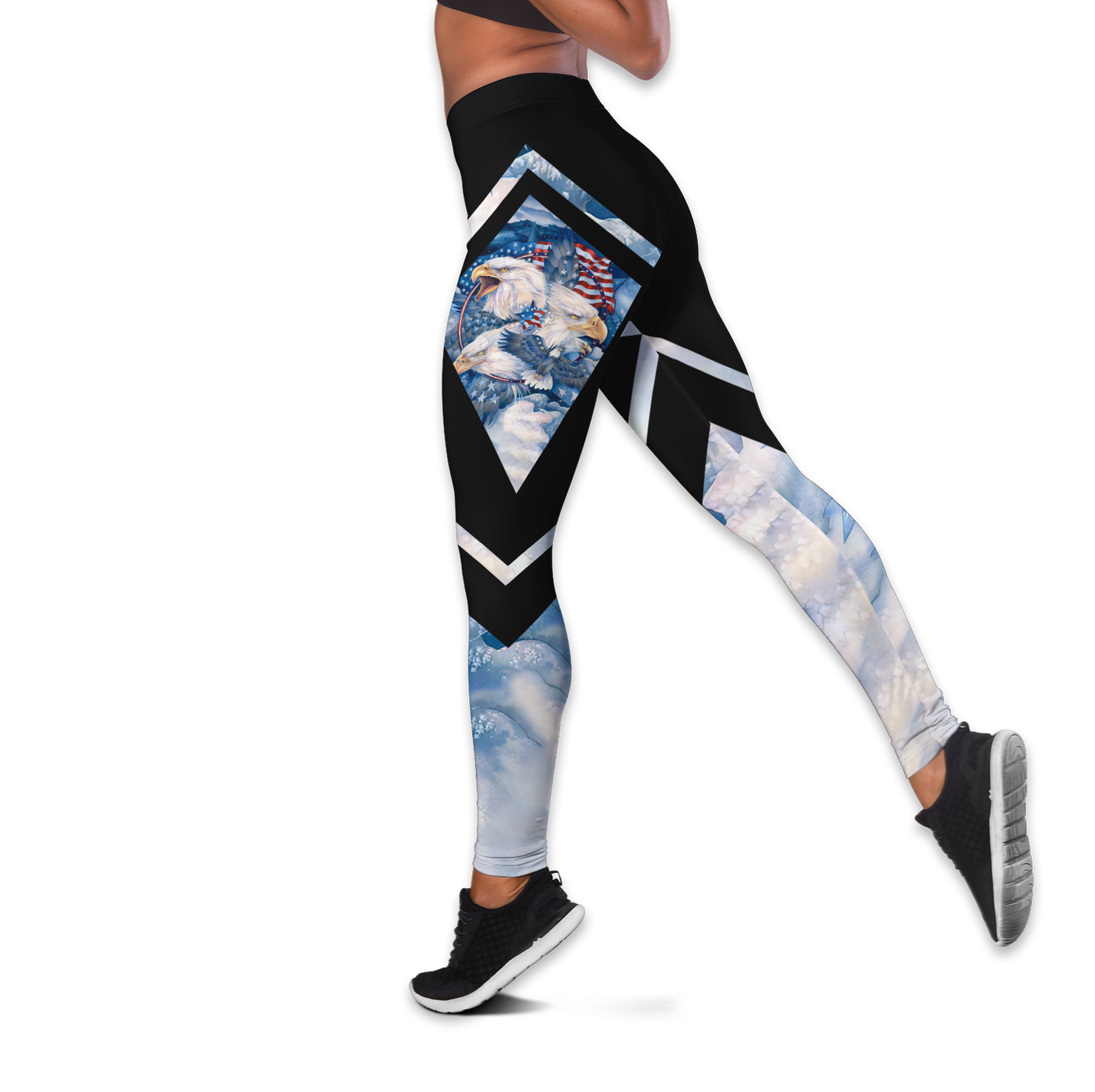 Native American 3D All Over Printed Legging + Hollow Tank