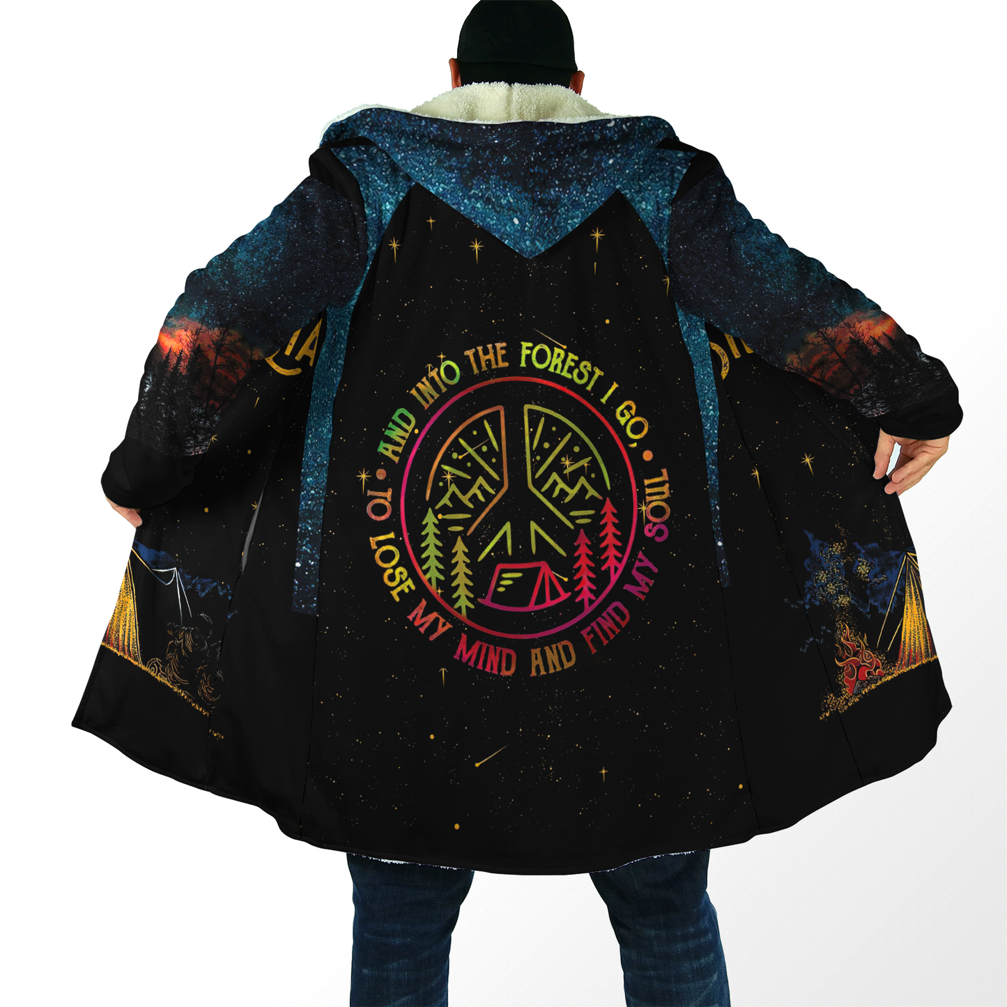 All Over Printed Camping Cloak Billion Star Hotel