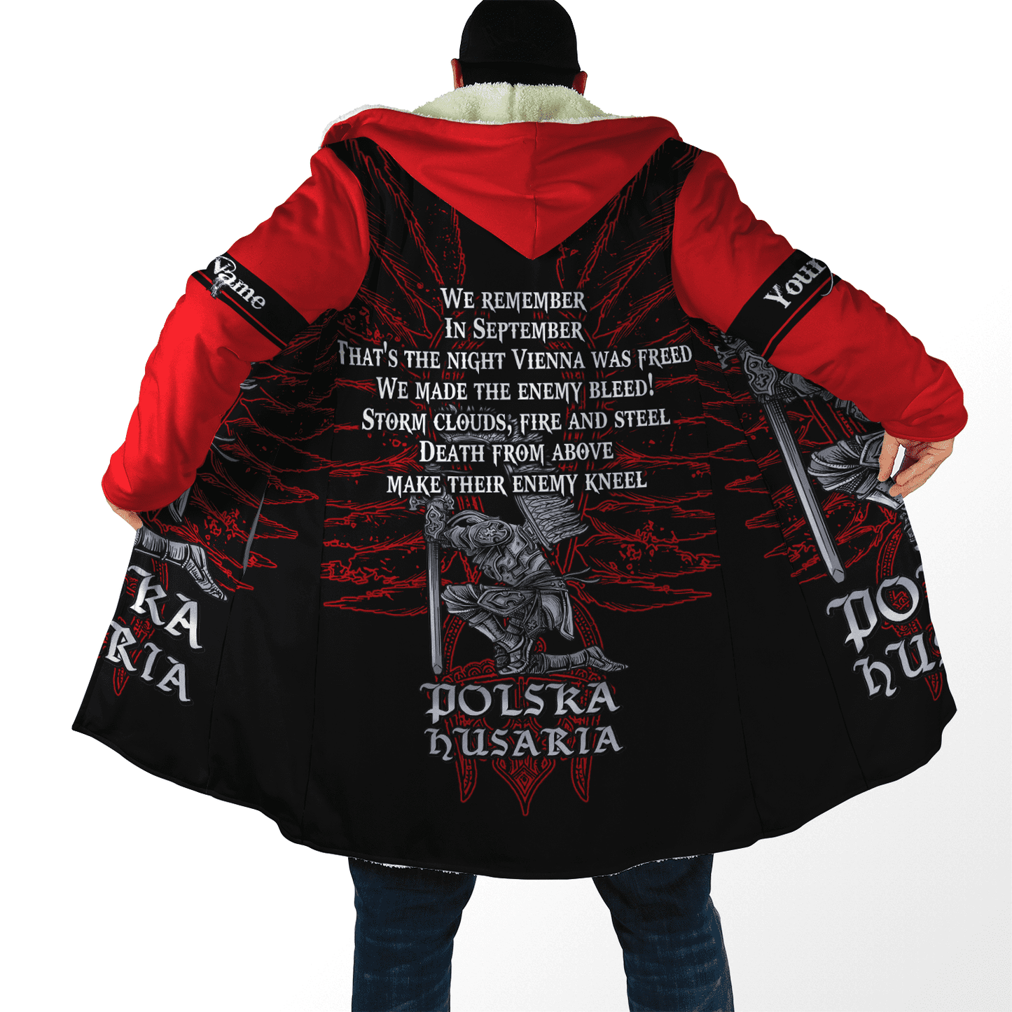 Premium Premium Hussars Red Polska Husaria Custom name Coat