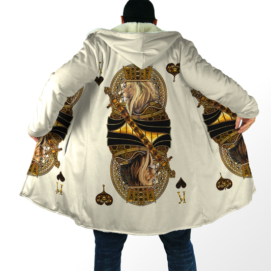 Yellow Alpha King Heart Lion 3D All Over Printed Unisex Shirts