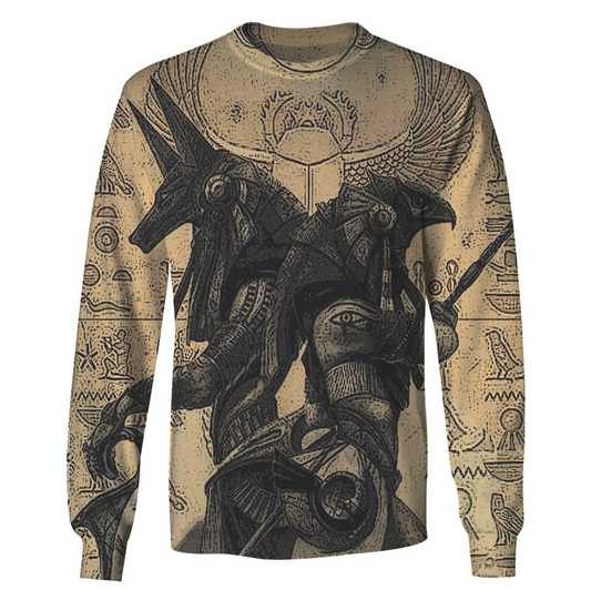 3D All Over Print ANUBIS AND OSIRIS Hoodie - Amaze Style™-Apparel