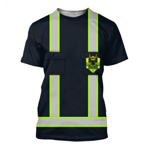 Personalized Name Trucker 3D All Over Printed Unisex Shirts