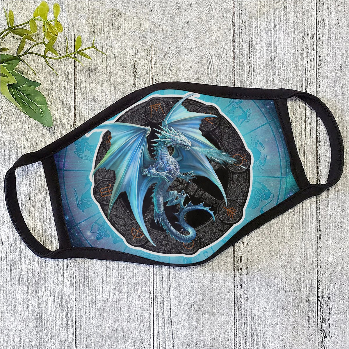 Dragon Mask Blue Dragon Polyblend Face Mask HG