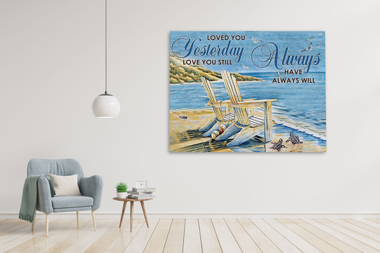 Beach Canvas Loved You Still