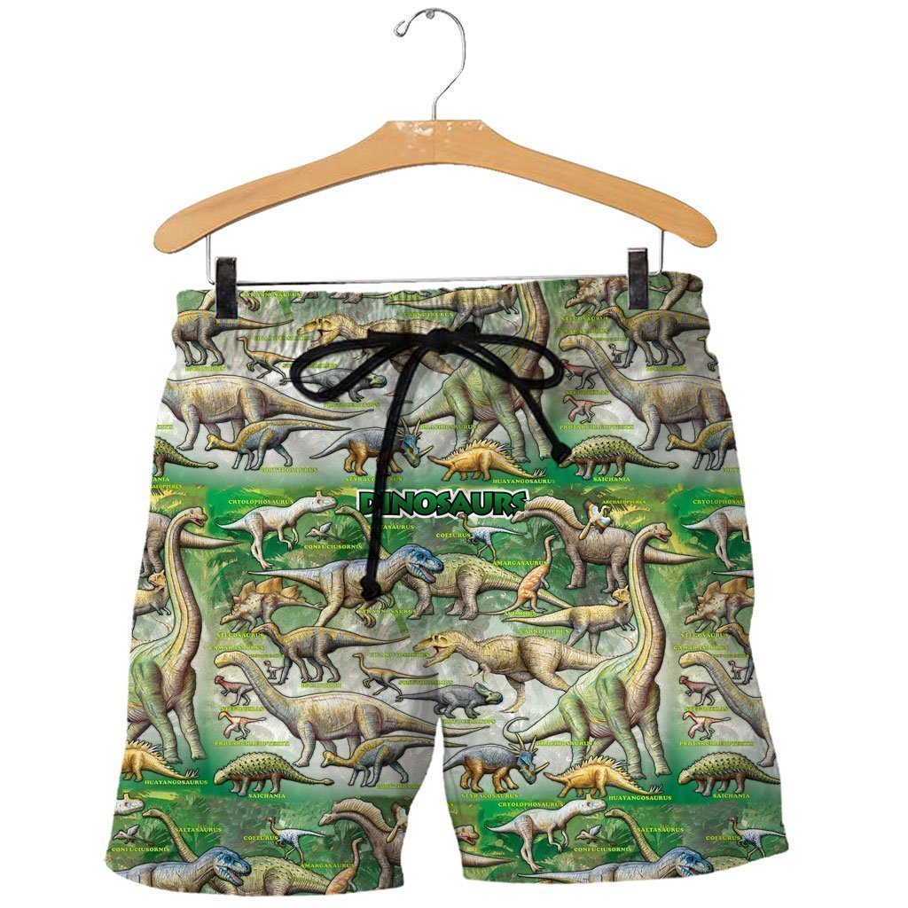 3D All Over Printed Dinosaurs Art Shirts And Shorts - Amaze Style™-3D All Over Printed Clothes