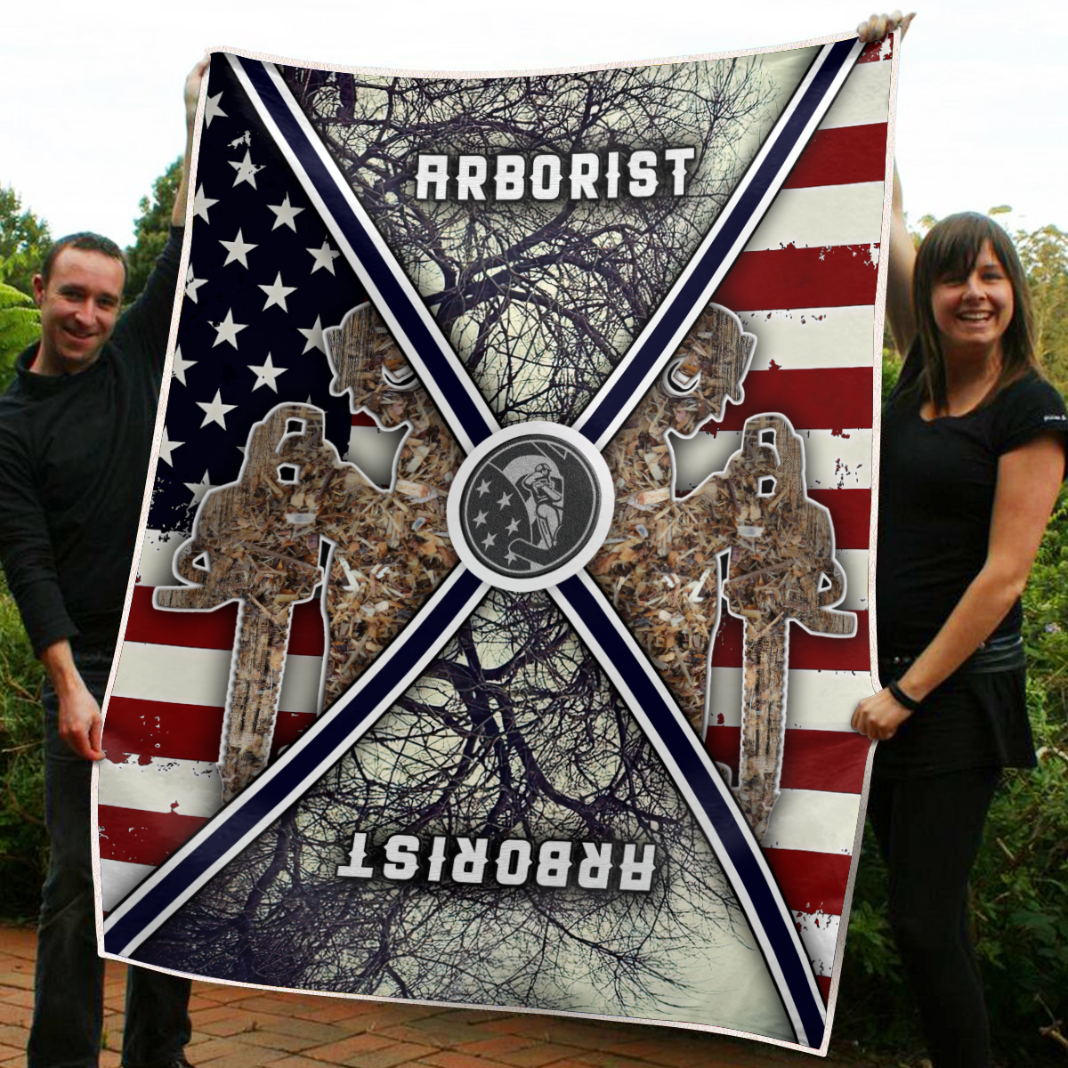 Custom Blanket American Arborist Sherpa Blanket MEI