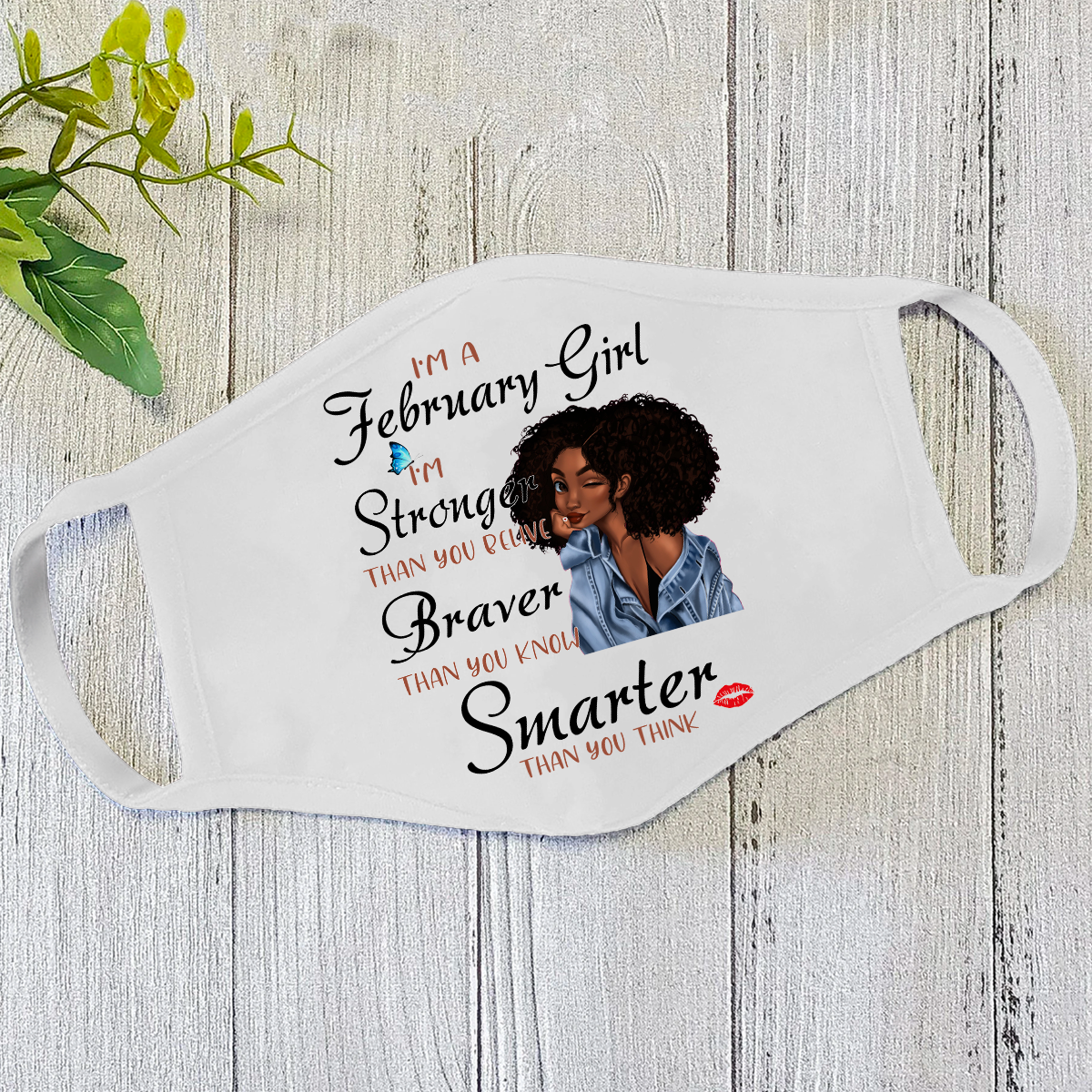 February Girl Face Mask DL