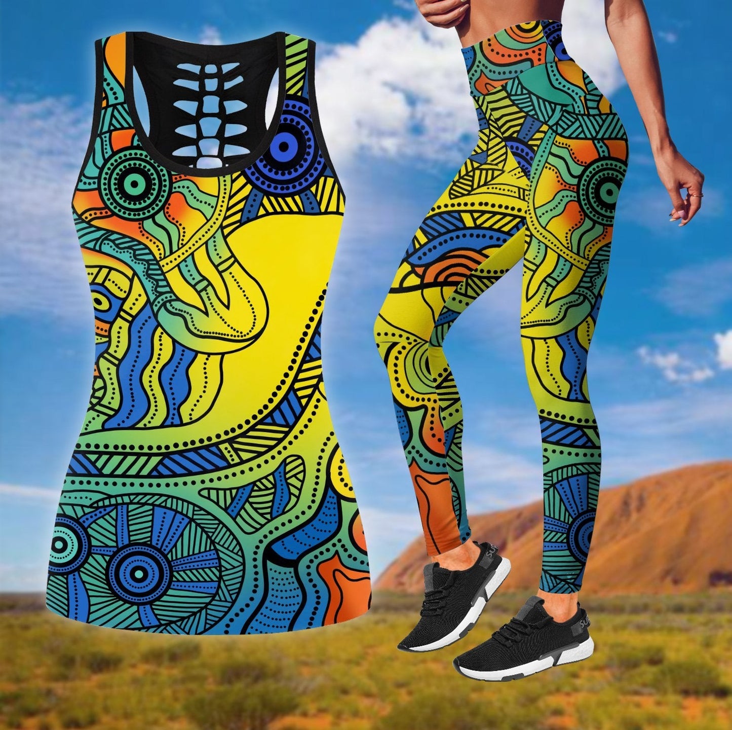 Legging + hollow tank combo HP20071707S
