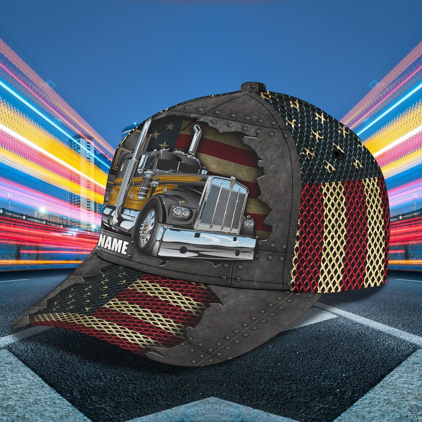 Personalized Trucker Classic 3D Printed Cap TN