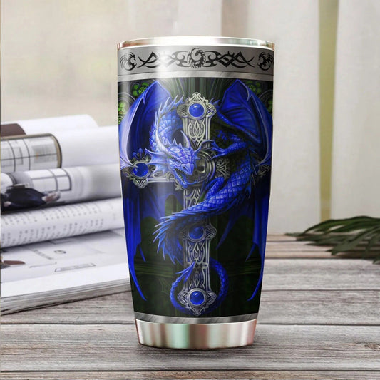 Dragon & Dungeon Tattoo Tumbler 20 Oz Pi020331-Tumbler-NM-Vibe Cosy™