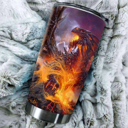 Dragon & Dungeon Tattoo Tumbler 20 Oz HAC020366-Tumbler-NM-Vibe Cosy™