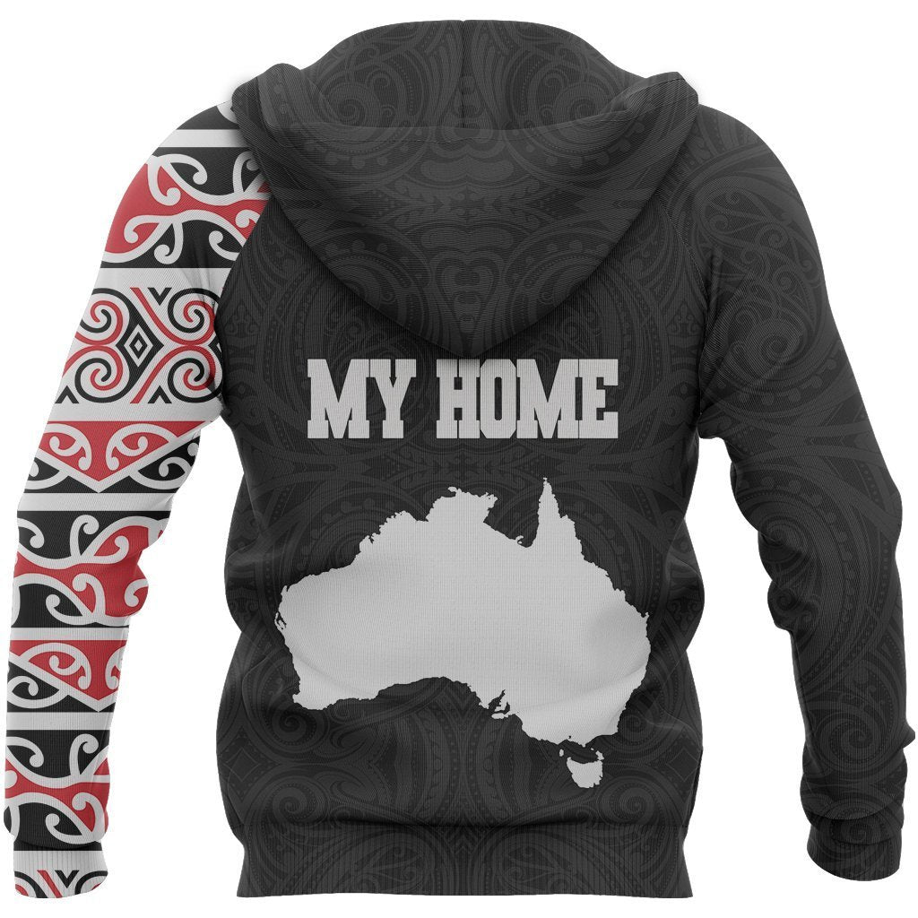 New Zealand In My Heart, My Home Australia Hoodie Maori NNK 1414 - Amaze Style™-Apparel