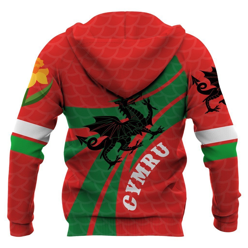 Wales Champion Rugby Hoodie PL - Amaze Style™-Apparel