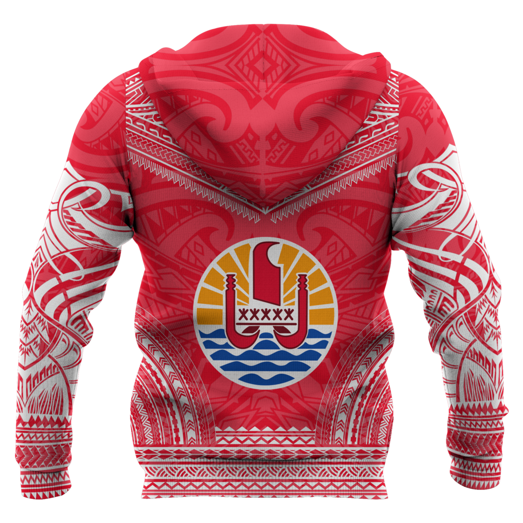 French Polynesia Chief Pullover Hoodie NVD1207 - Amaze Style™-Apparel