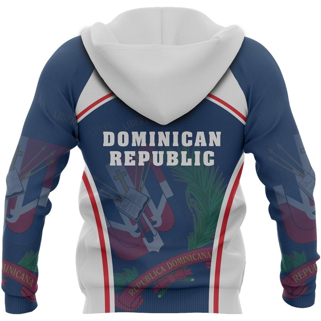 Dominican Republic Coat Of Arms Hoodie NVD1286 - Amaze Style™-Apparel