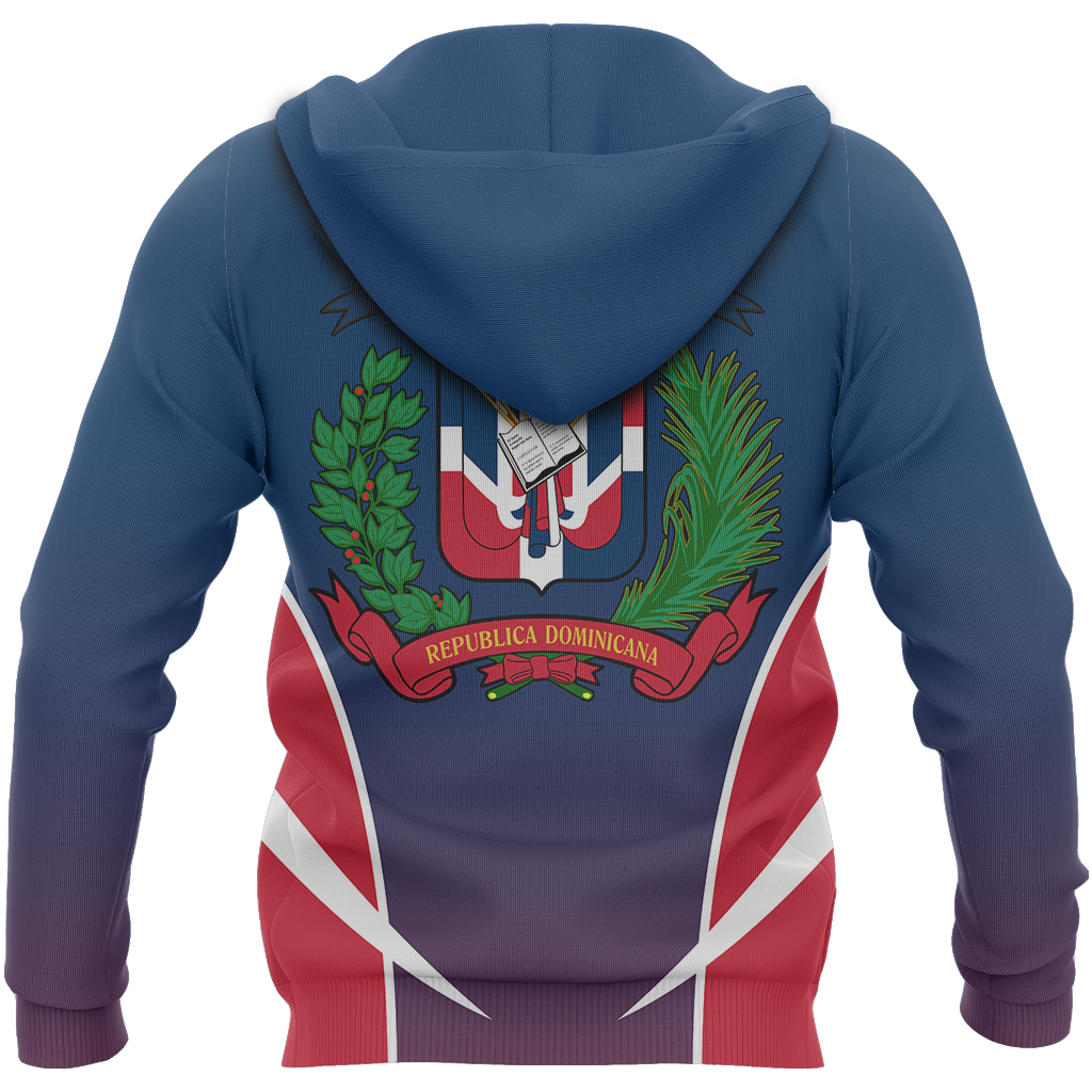 Dominican Republic Active Special Zip Hoodie NVD1296 - Amaze Style™-Apparel
