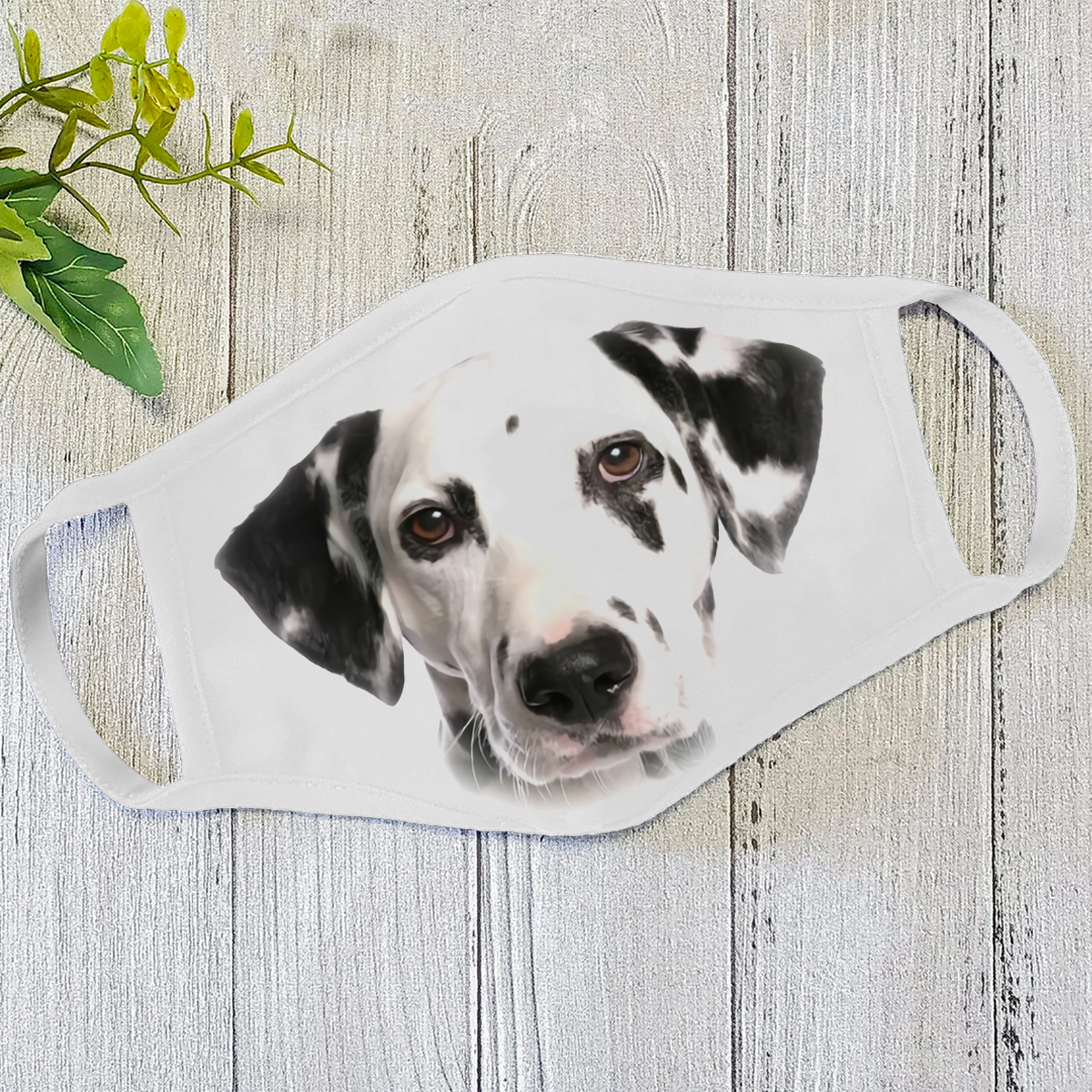 Dog Face Mask White HG