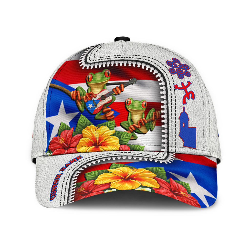 Customize Name Puerto Rico Classic Cap