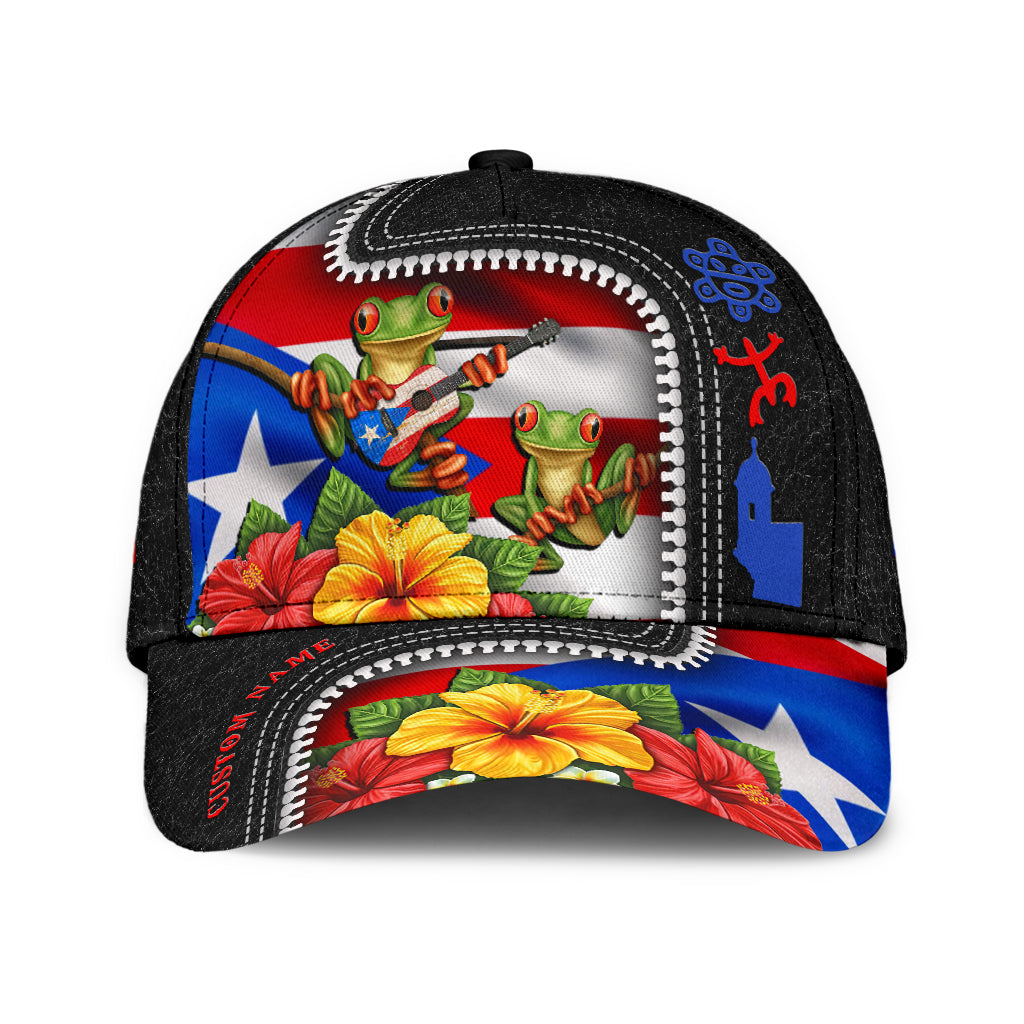 Customize Name Puerto Rico Classic Cap