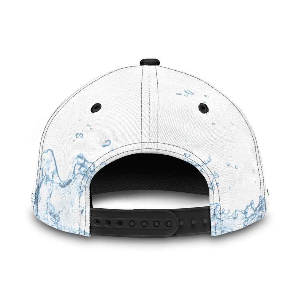 Custom Name Crappie Fishing hat Hook 3D design print Cap