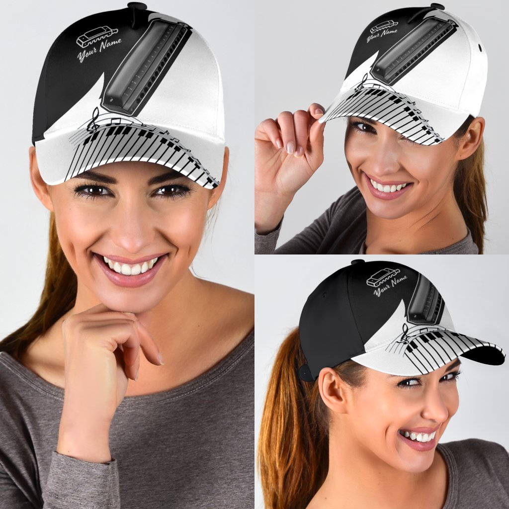 Personalized Harmonica Music 3D Printed Cap HHT08072106