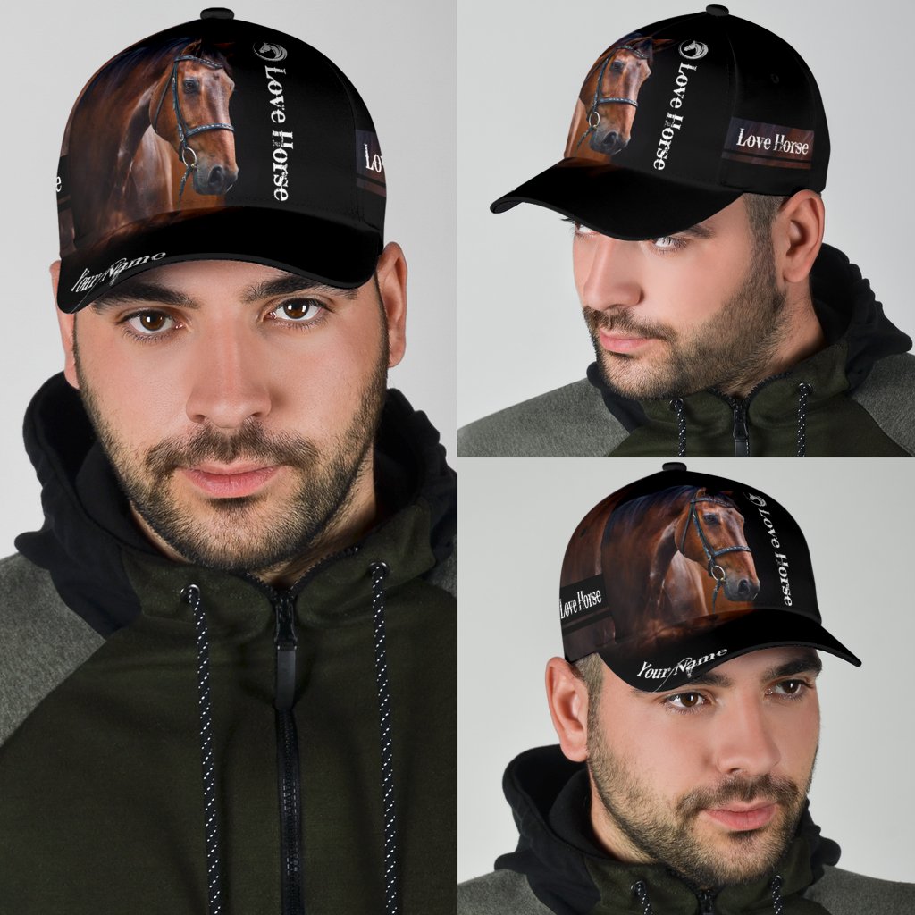 Personalized Name Horse Classic Cap