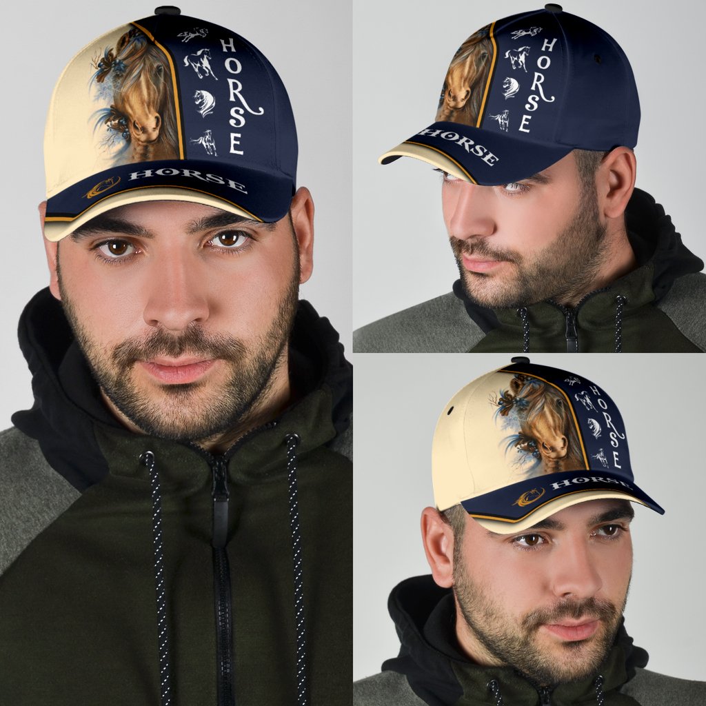 Personalized Name Horse Classic Cap