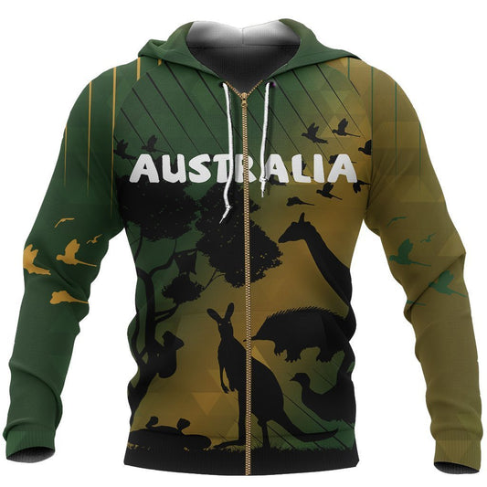 3D All Over Printed Australia Animal Hoodie PL122 - Amaze Style™-Apparel