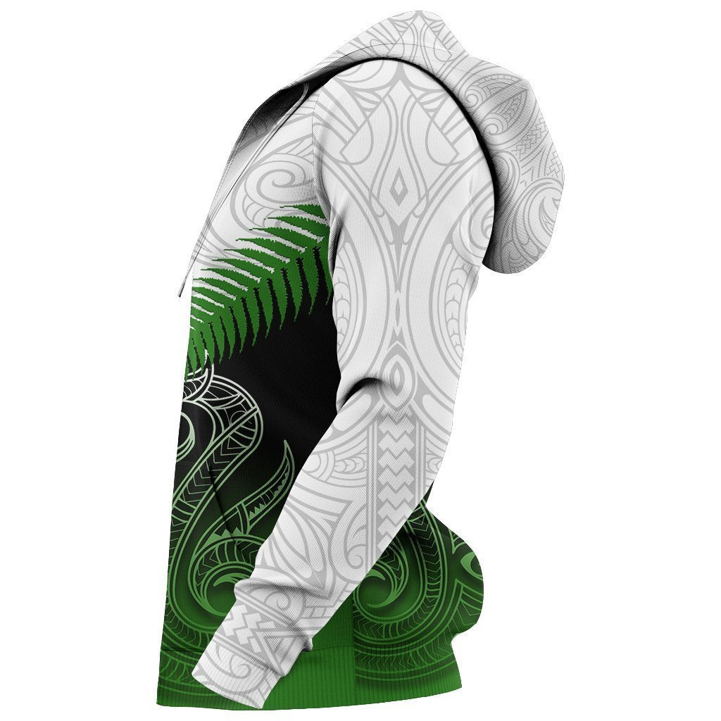 Maori Manaia Hoodie Green Rugby PL165BB - Amaze Style™-Apparel